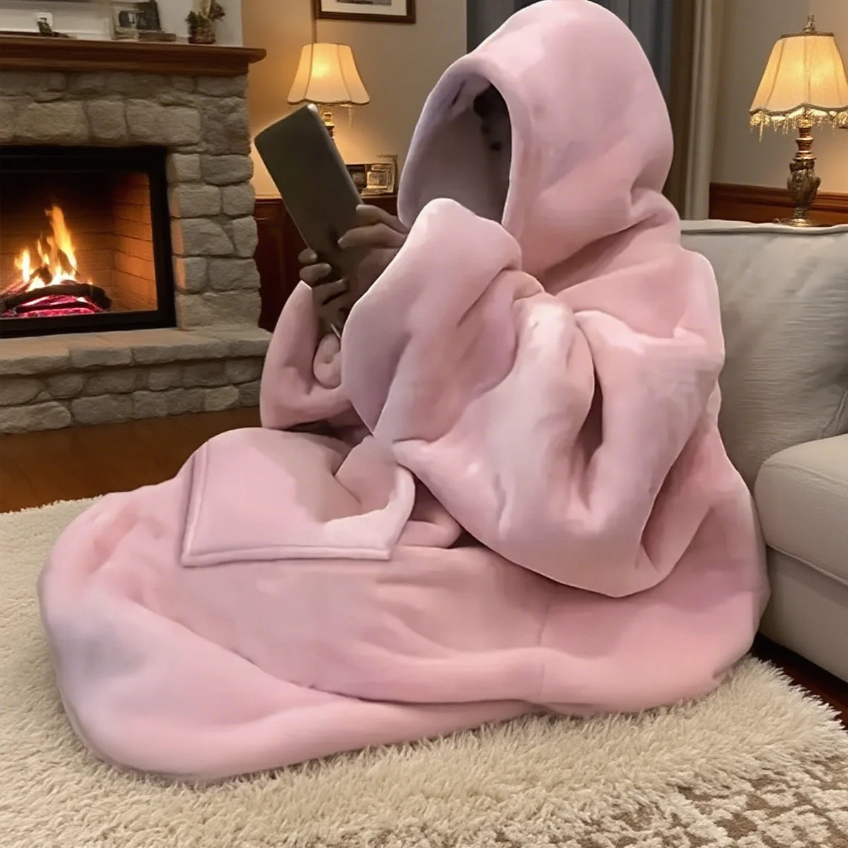 Oversized Hoodie Blanket