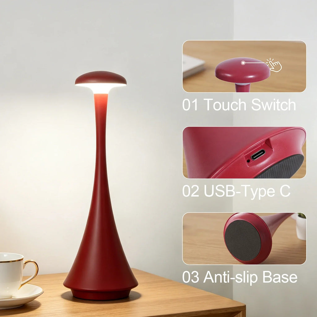Toadstool Cordless Table Lamp
