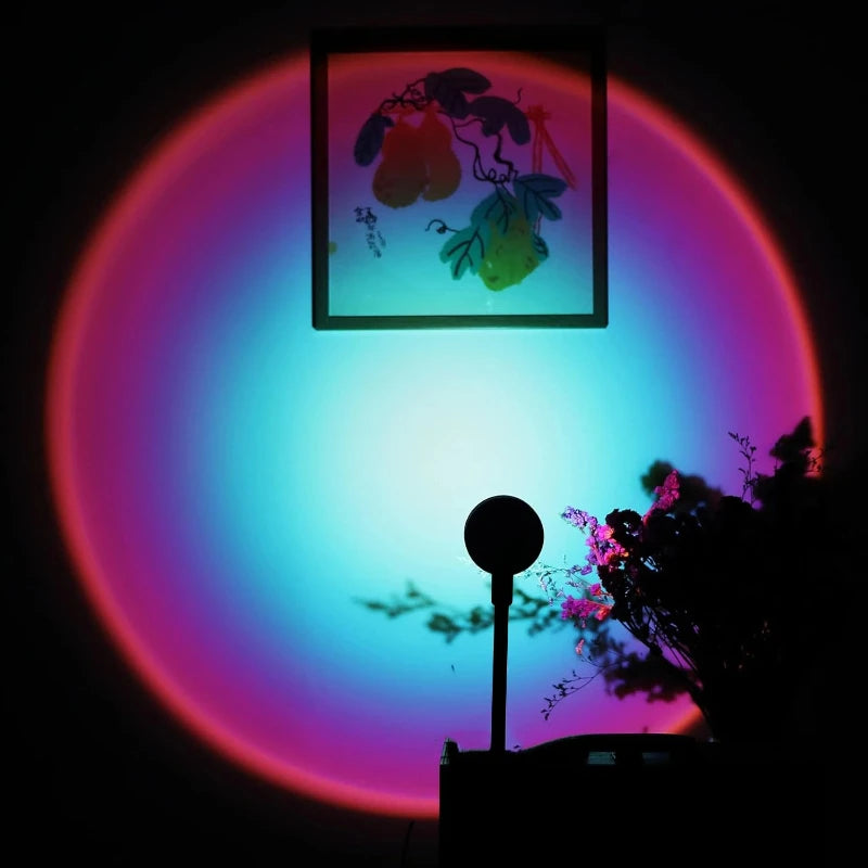 Golden Hour Sunset Projection Lamp