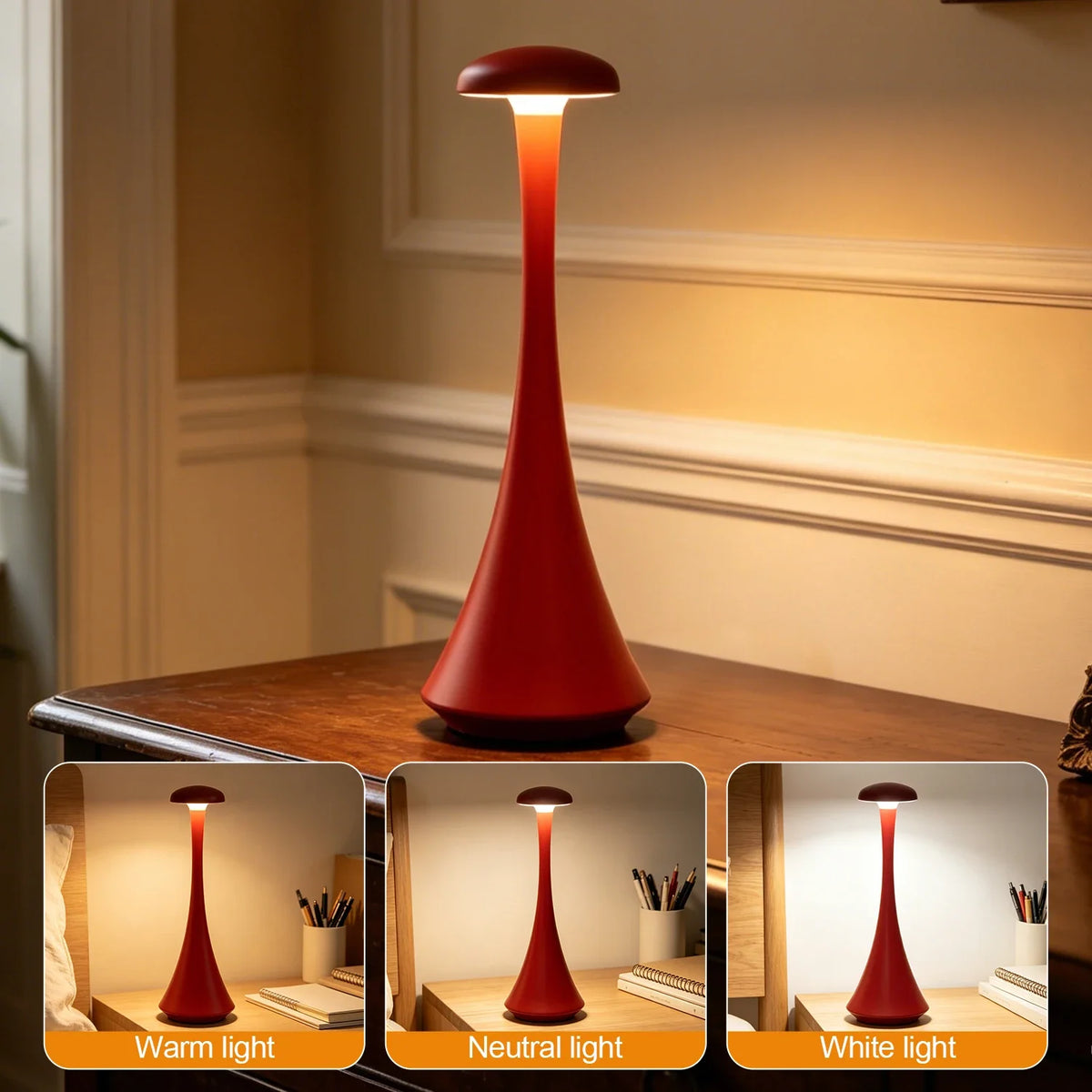Toadstool Cordless Table Lamp