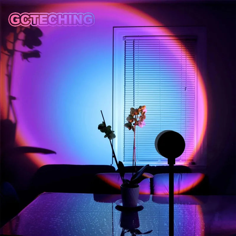 Golden Hour Sunset Projection Lamp