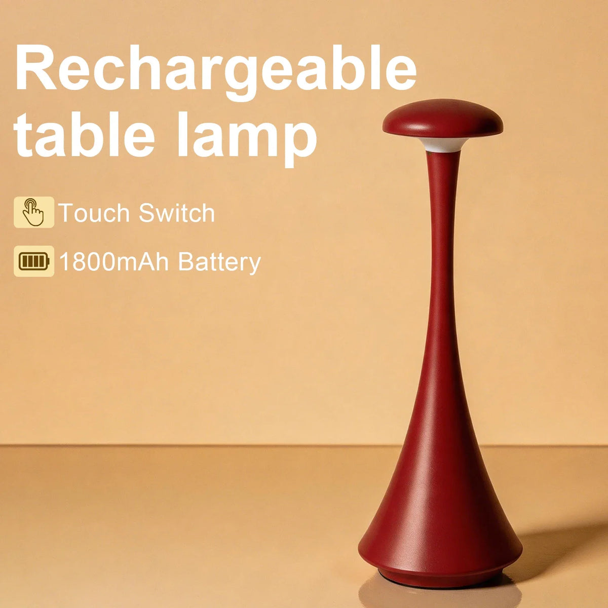 Toadstool Cordless Table Lamp
