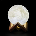 Luna 3D Moon Lamp — 16-Color Rechargeable