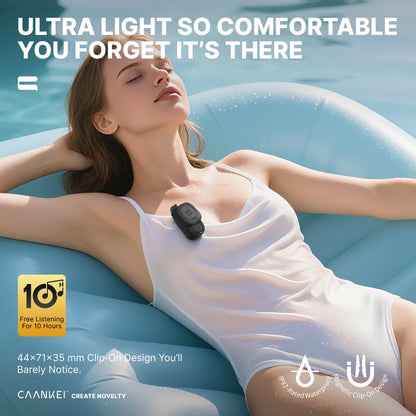 Wearable Bluetooth Speaker — Waterproof Clip-On
