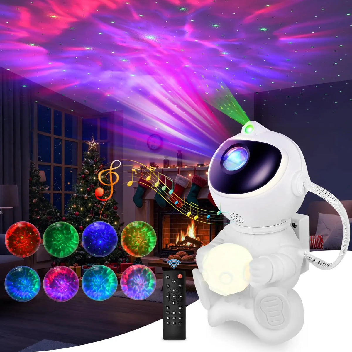 Astronaut Galaxy Projector — Bluetooth Starlight