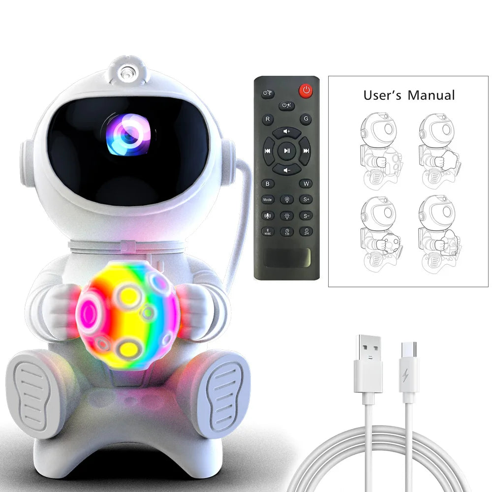 Astronaut Galaxy Projector — Bluetooth Starlight