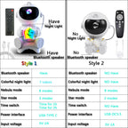 Astronaut Galaxy Projector — Bluetooth Starlight