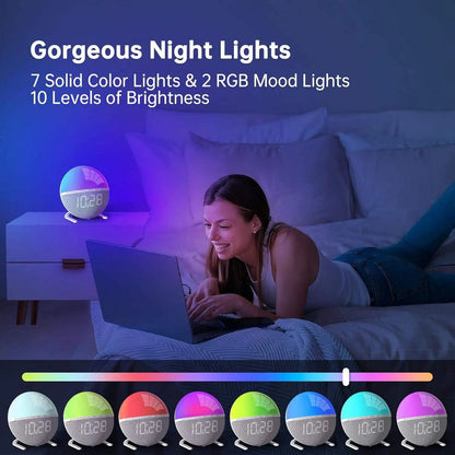 Sunrise Wake-Up Light — Color Changing