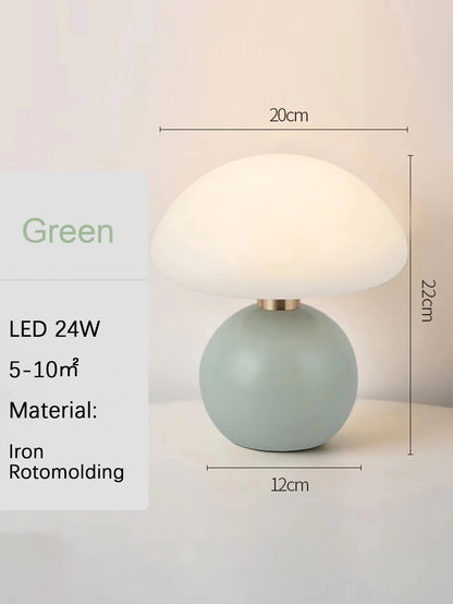 Porcelain Mushroom Lamp