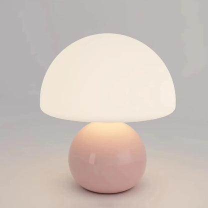 Porcelain Mushroom Lamp