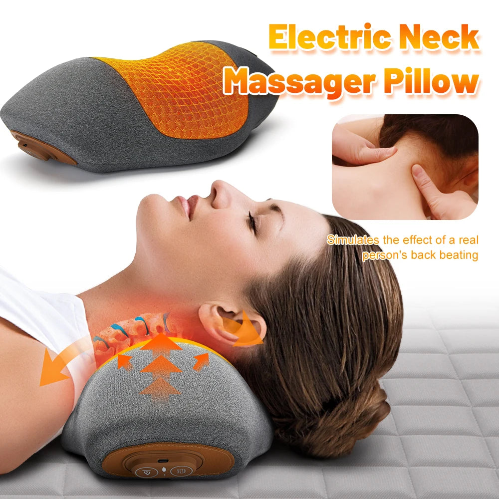 Heated Neck Massage Pillow