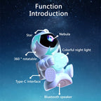 Astronaut Galaxy Projector — Bluetooth Starlight