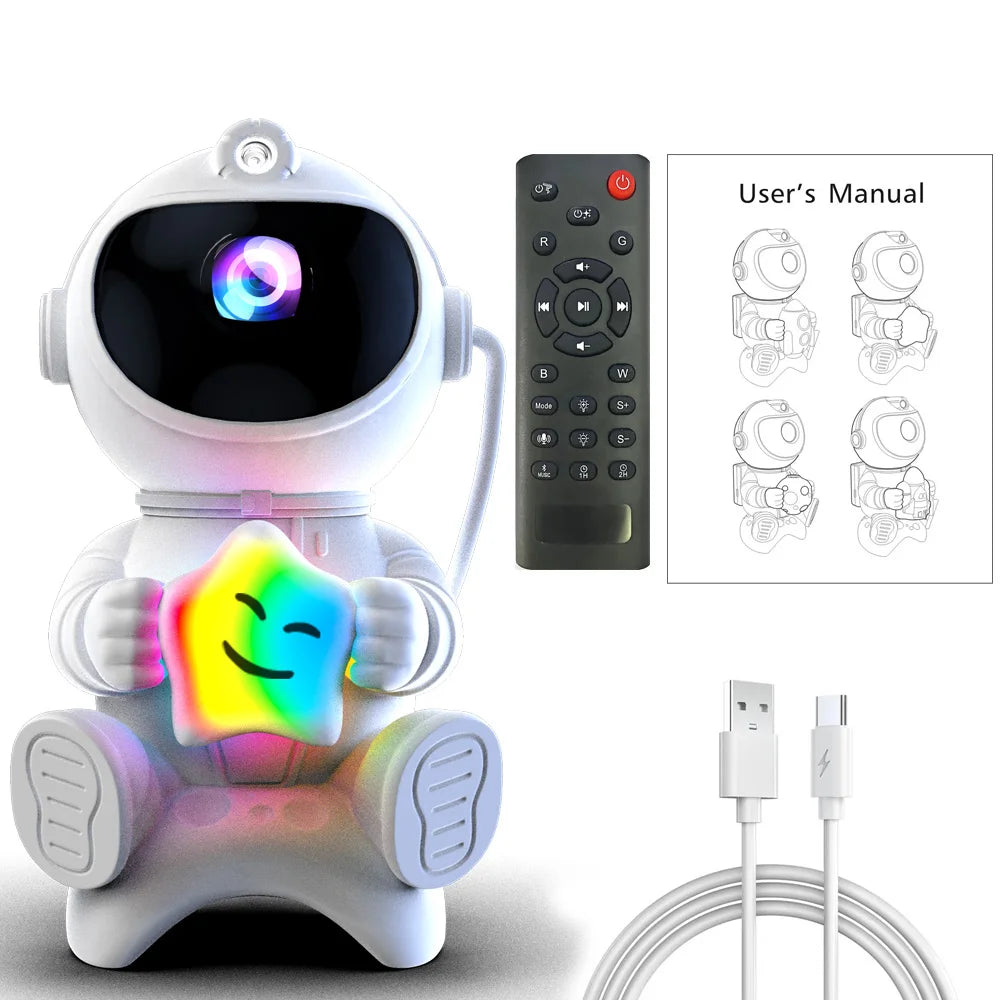 Astronaut Galaxy Projector — Bluetooth Starlight