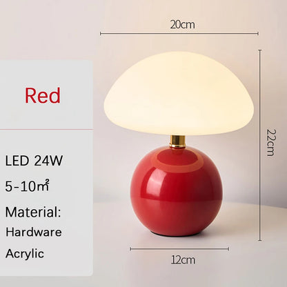 Porcelain Mushroom Lamp